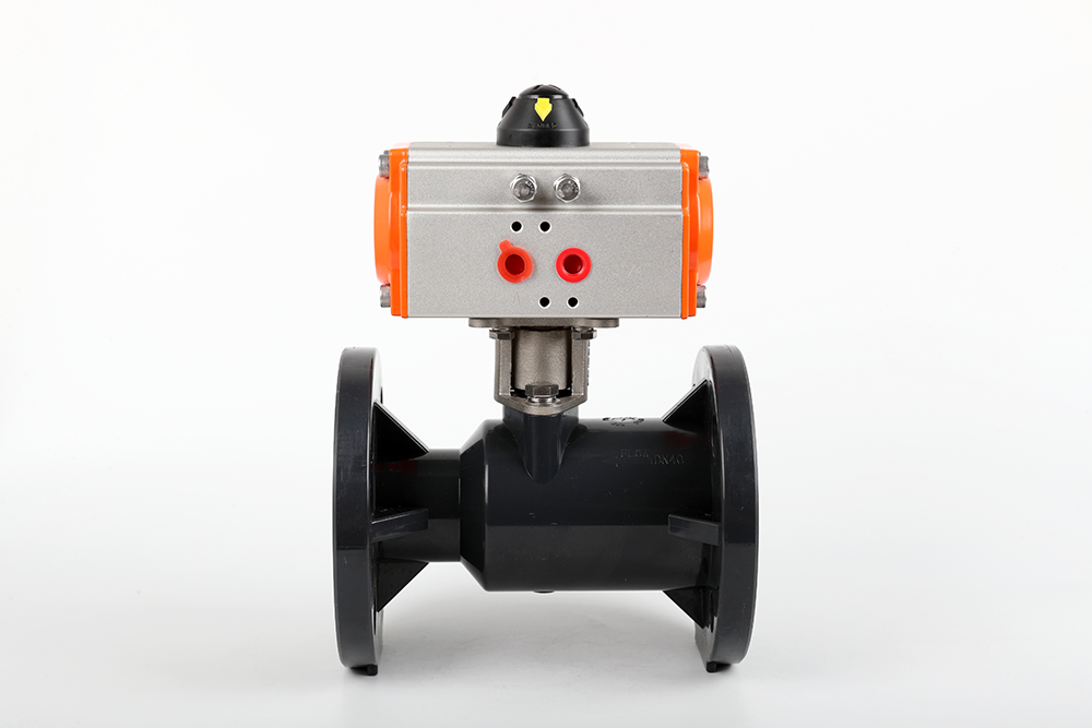 武邑气动法兰一体球阀